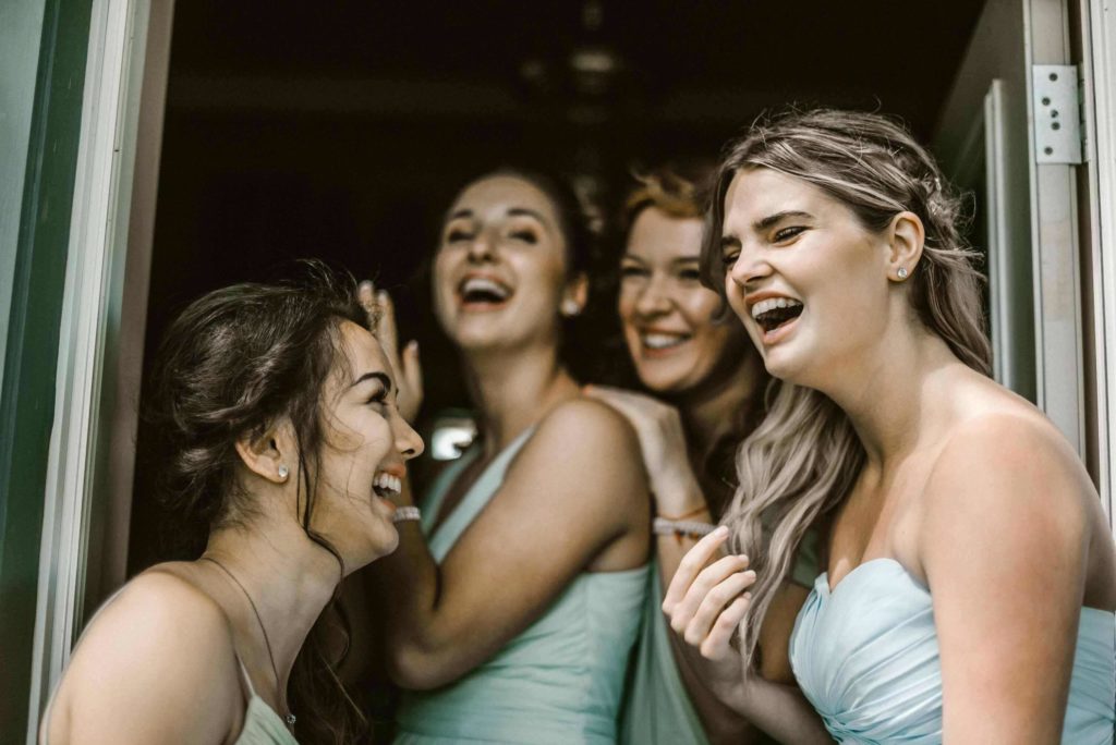 bridesmaids at wedding, family photo legacy