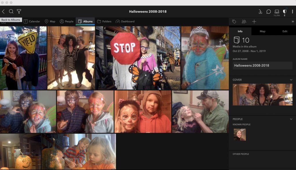 Mylio-Halloween-Album-screenshot